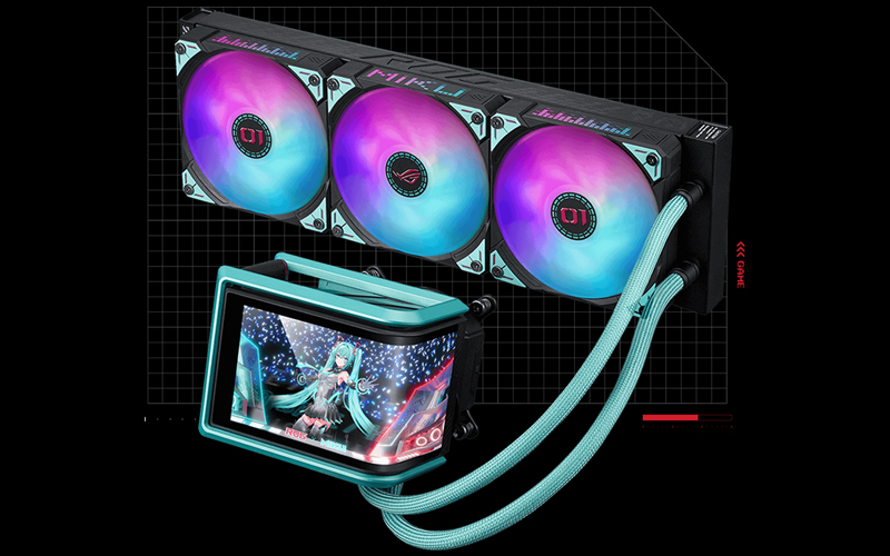 ASUS ROG Ryuo IV SLC 360 ARGB Hatsune Miku Edition - CPU fan